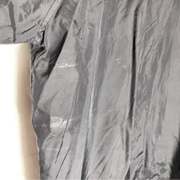 Vintage Roper Black Embroidered Snap Front Windbreaker XL - Picture 11 of 15